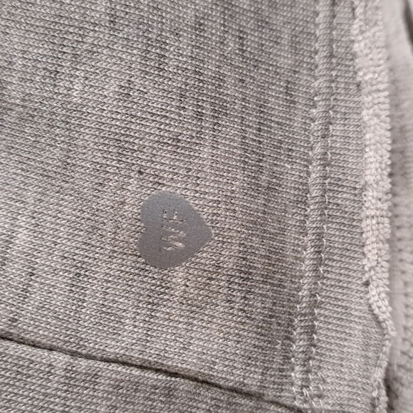 Wildfox Starlight Cropped Hoodie Sweatshirt in Heather Grey - Picture 9 of 10